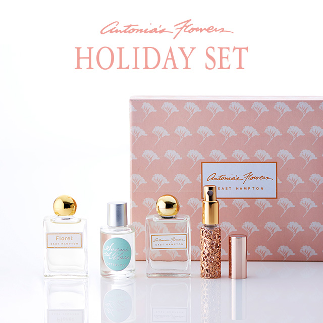 Antonias Flowers HOLIDAY SET（レイジースーザン35周年記念「アントニアズ フラワーズ」ミニボトル　ホリデーセット