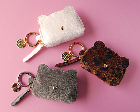 AUTUMN BAG Collection ネコチャームポーチ